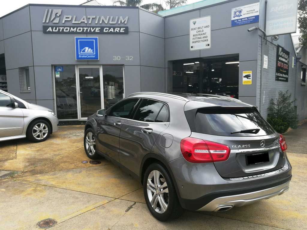 Mercedes GLA Logbook Service: Oil Change, Spark Plug & Filter Replacement